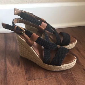 Banana republic wedge shoes, 7.5, great condition